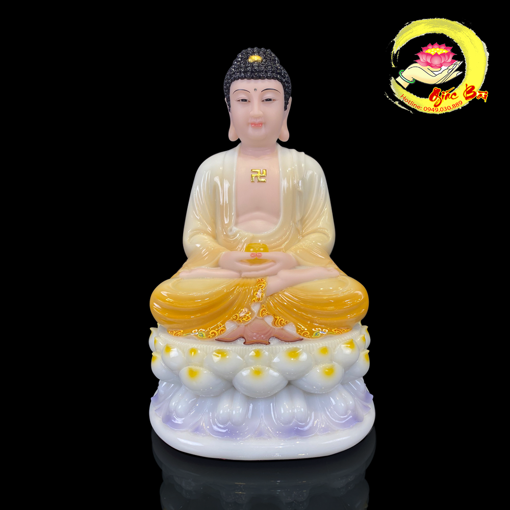 TƯỢNG PHẬT THÍCH CA MÂU NI BỘT ĐÁ SƠN VÀNG – BIỂU TƯỢNG TRÍ TUỆ & TỪ BI