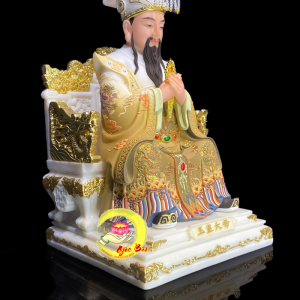 Alternative view of Tượng Ngọc Hoàng Bằng Bột Đá Sơn Cổ | Vật Phẩm Thờ Cúng Trang Nghiêm