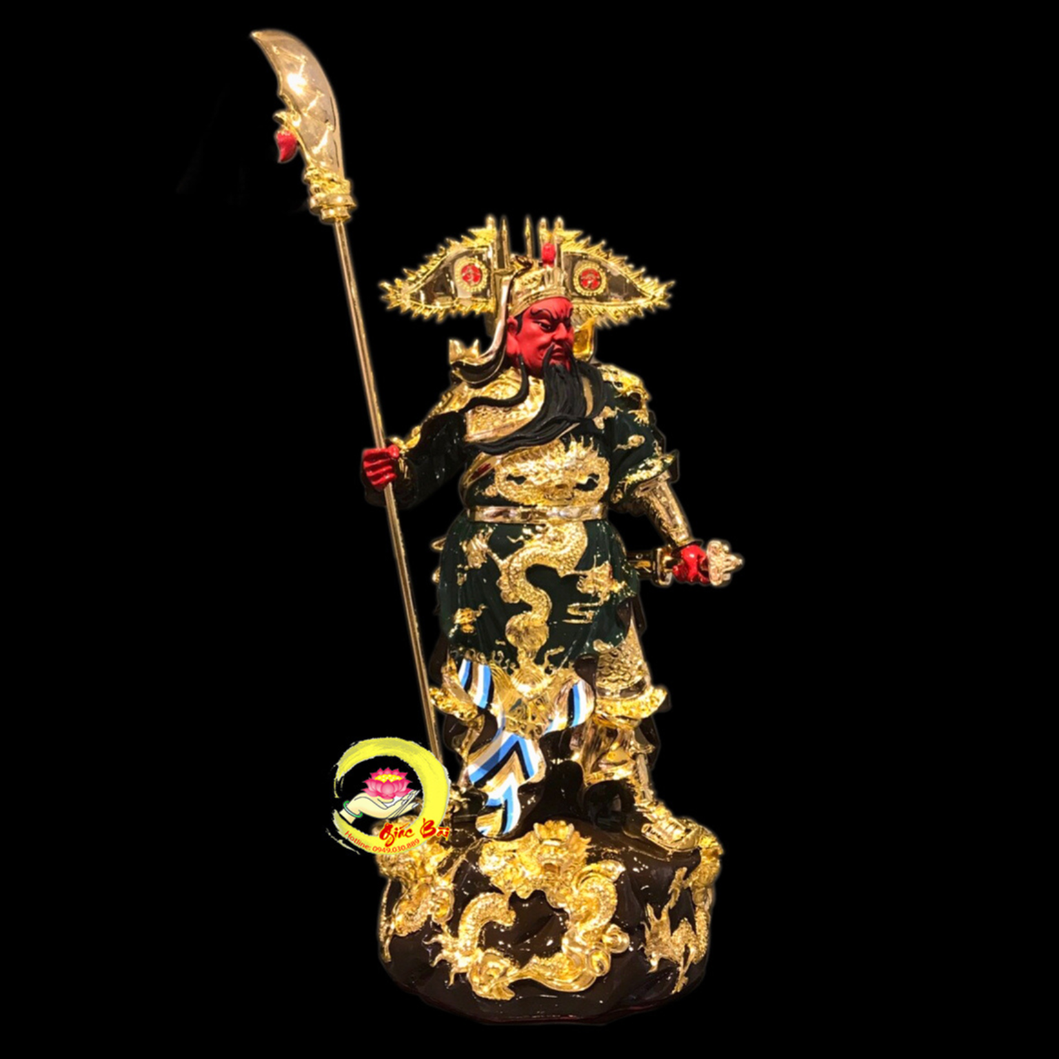 TƯỢNG QUAN CÔNG CỬU LONG BẰNG ĐỒNG – BIỂU TƯỢNG QUYỀN LỰC & TRẤN TRẠCH