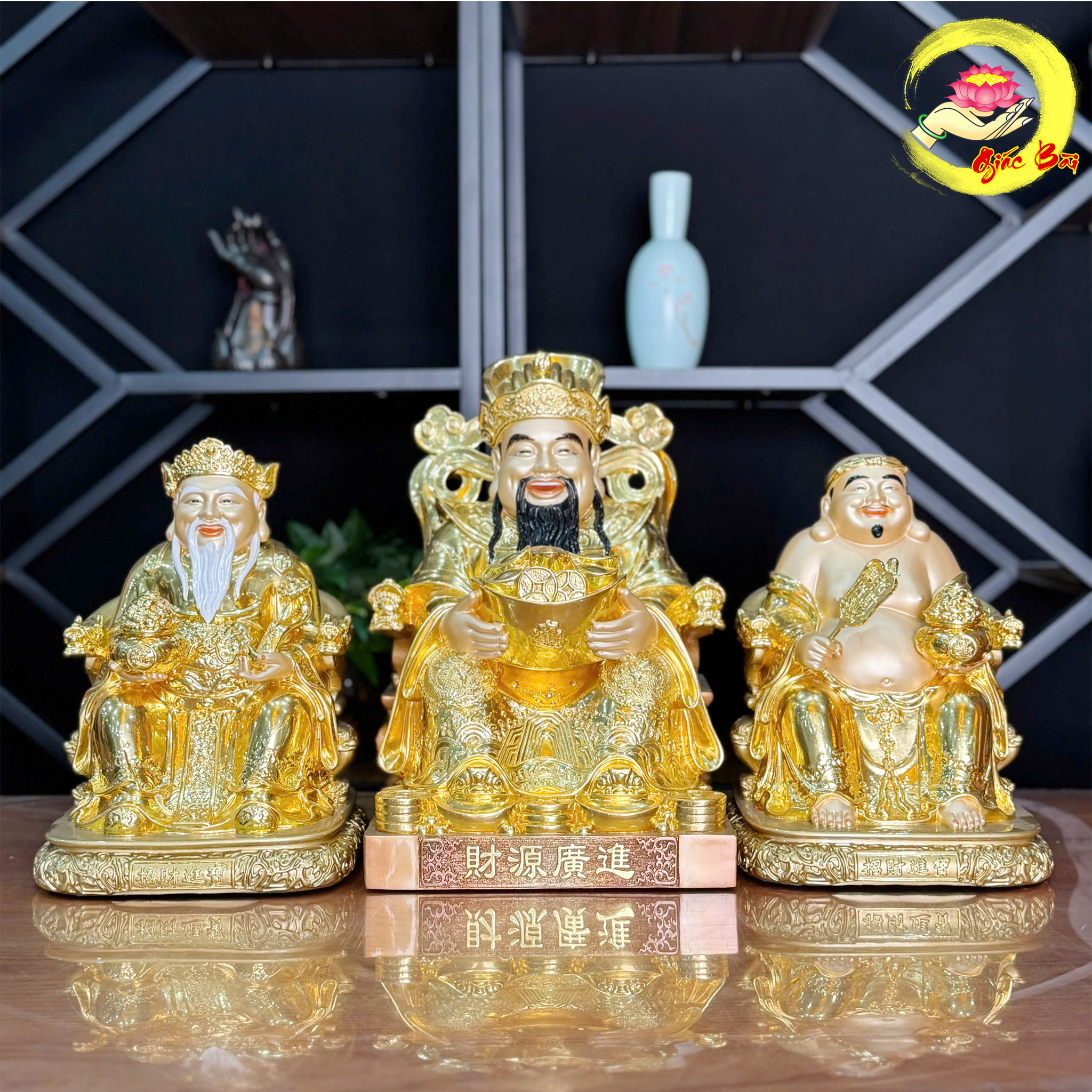 Bộ 3 Tượng Thần Tài- Thổ Địa
